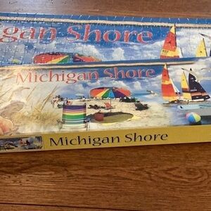 Puzzle, 12x36 interlocking pieces. “Michigan shore”